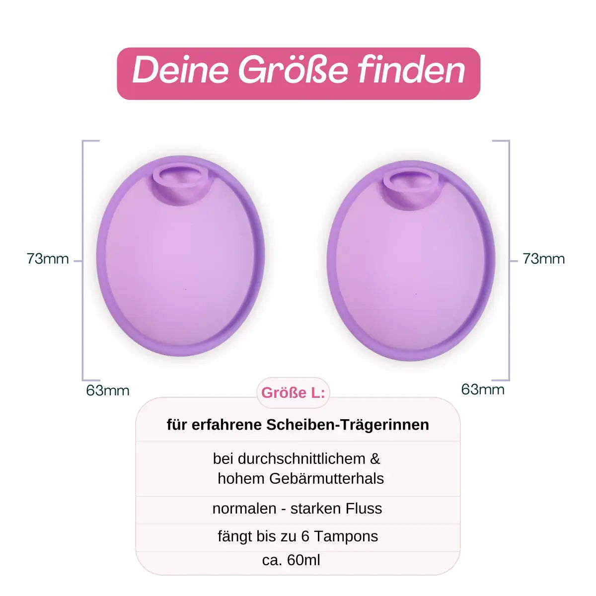 VenusDisc Menstruationsscheibe ideal für starke Tage